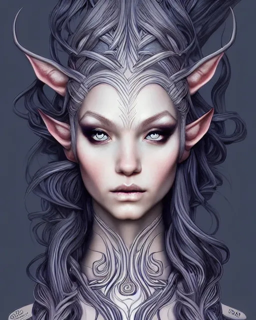 Prompt: digital art, centered elven with short haire made with intricate roots, by james jean and by artgerm, by ross tran, ultradetailed, charachter design, concept art, trending on artstation,