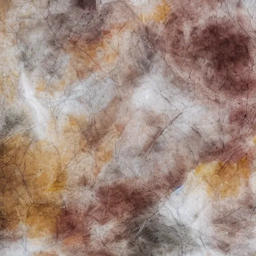 Image similar to an abstract composition in earth colours, made in wrinkled paper,