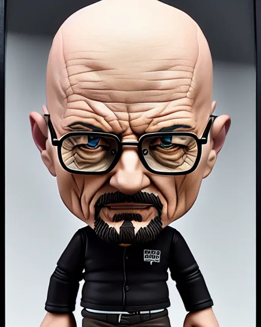 Image similar to nendoroid walter white | | realistic shaded, fine details, realistic shaded lighting poster by greg rutkowski, diego gisbert llorens, magali villeneuve, artgerm, jeremy lipkin and rob rey