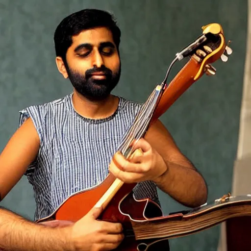 Image similar to Suryakant Sawhney playing music