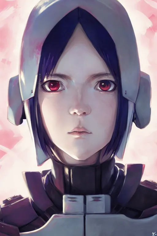 Image similar to portrait of Anime sister of battle, Warhammer 40000, cute-fine-face, white-short-hair pretty face, realistic shaded Perfect face, fine details. Anime. realistic shaded lighting by Ilya Kuvshinov katsuhiro otomo ghost-in-the-shell, magali villeneuve, artgerm, rutkowski, WLOP Jeremy Lipkin and Giuseppe Dangelico Pino and Michael Garmash and Rob Rey