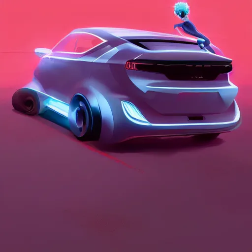 Image similar to new car for 2 0 3 2. style by petros afshar, christopher balaskas, goro fujita, and rolf armstrong. car design by dmc, volvo, gmc, and toyota.