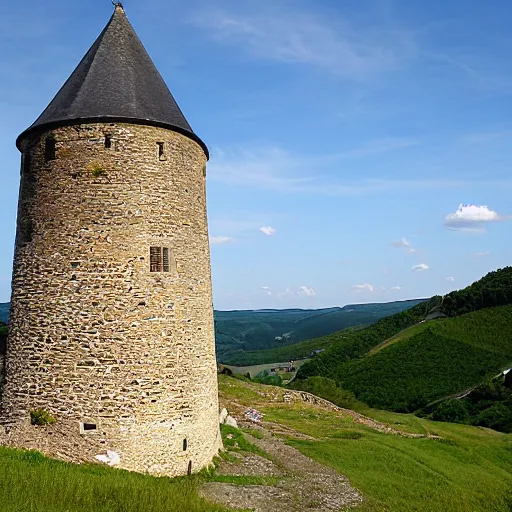 Prompt: saint bonnet le chastel, france, puy de dome