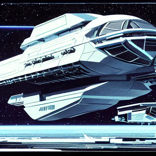 Prompt: scifi spaceship, big medium small, syd mead