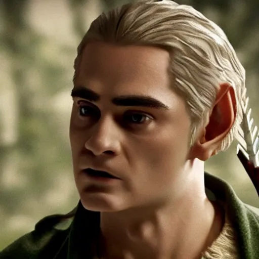 Prompt: high quality movie still frame of ben shapiro as legolas in lord of the rings, cinematic lighting, rim lighting, dramatic lighting, hd, 4k