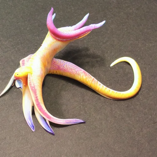 Prompt: squid dragon chimera