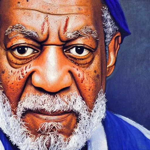 Prompt: Painting of Bill Cosby as Obi-Wan Kenobi. Art by william adolphe bouguereau. During golden hour. Extremely detailed. Beautiful. 4K. Award winning.
