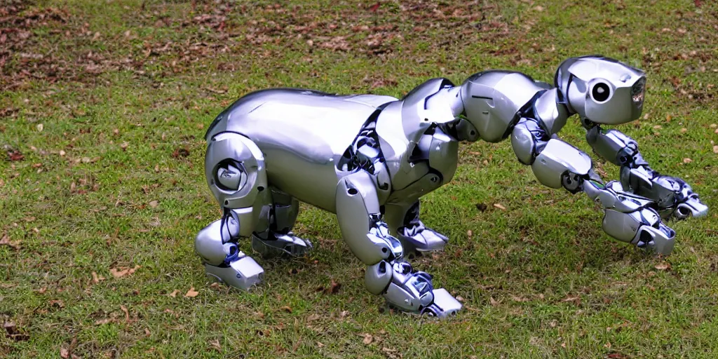 Image similar to photo of cybermorphic robotic animal