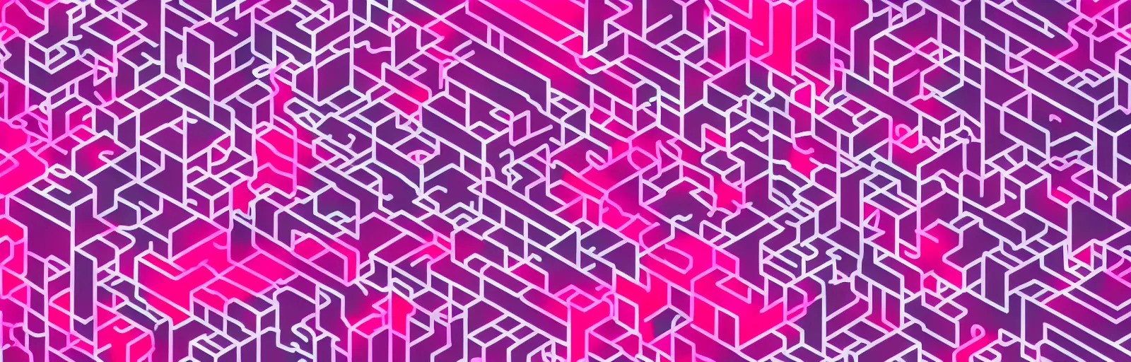 Prompt: blocky geometric white chinese characters that say neon grapefruit on a pink and purple background, typography, chinese, chinese text, futuristic, rave, graphic design