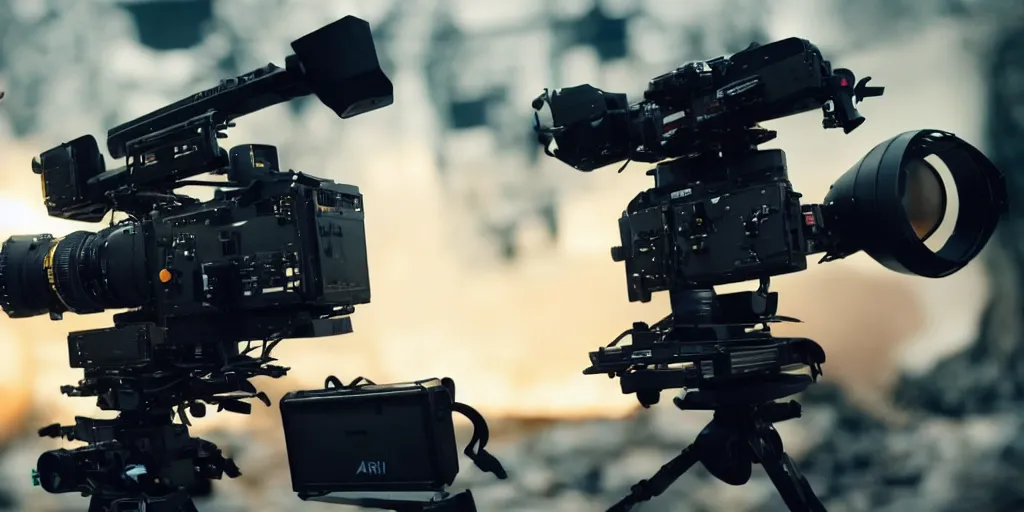 Prompt: epic scene from the new blockbuster, cinematic, arri alexa, wideangle, bokeh