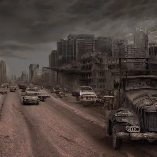 Image similar to post-apocalyptic phoenix, dark ambiance, realism,