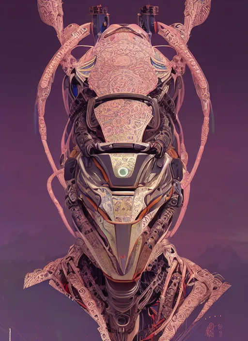 Prompt: symmetry!! portrait of a hybrid robot cobra, floral! horizon zero dawn machine, intricate, elegant, highly detailed, digital painting, artstation, concept art, smooth, sharp focus, illustration, art by artgerm and greg rutkowski and alphonse mucha, 8 k