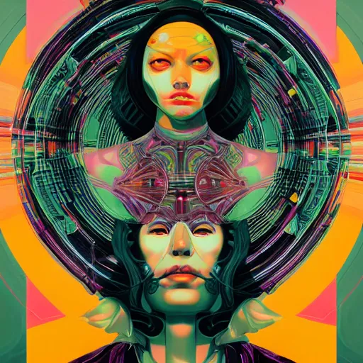 Image similar to portrait of godel's incompleteness theorem, by tristan eaton, victo ngai, peter mohrbacher, artgerm,