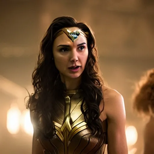 Prompt: film still of gal gadot in cats ( 2 0 1 6 )