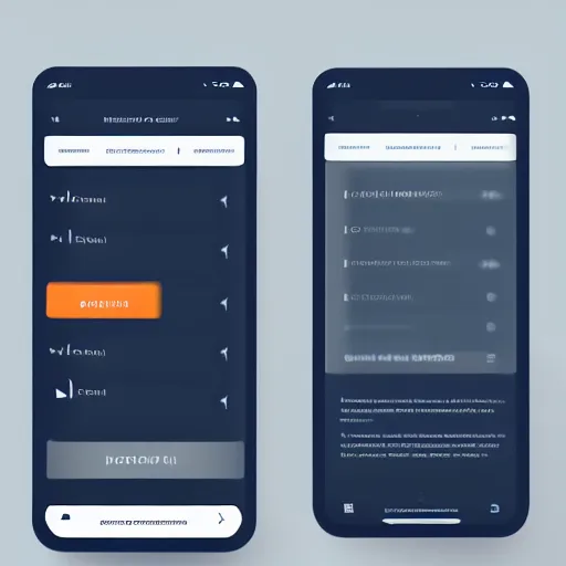 Image similar to UI design of a mobile app