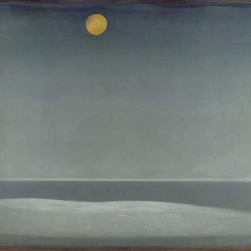 Image similar to the abstract painting'arctic void ', by caspar david friedrich, by rothko