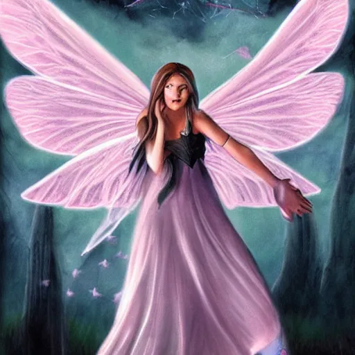 Image similar to fairy, the angel of darkness