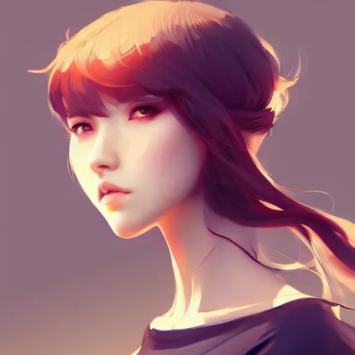 Prompt: a beautiful model in crop top, by guweiz and wlop and ilya kuvshinov and artgerm, symmetrical eyes, aesthetic, gorgeous, stunning, alluring, attractive, artstation, deviantart, pinterest, digital art