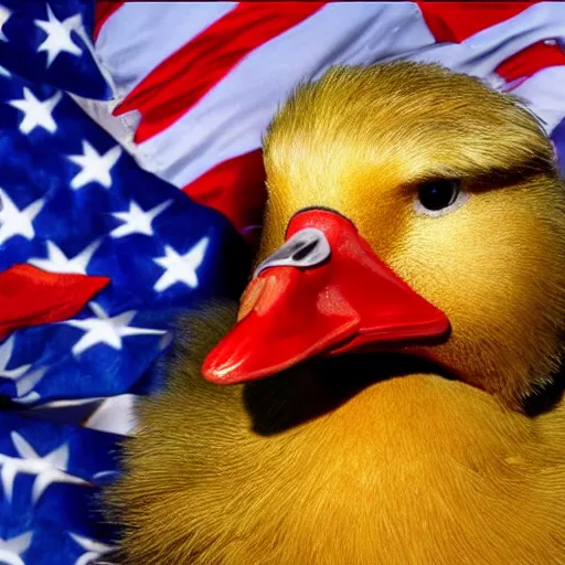 Prompt: donald trump as a duck, full body portrait, highly detailed, excellent composition, dramatic lighting, realistic 4k