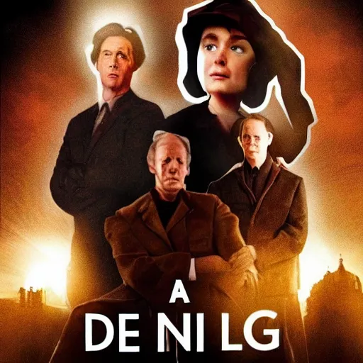 Prompt: an epic movie poster for the upcoming blockbuster titled: DER NEULING