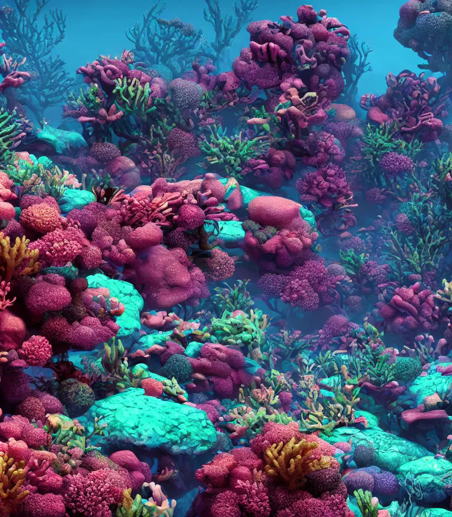 Image similar to alien coral reef, amazing octane render, stylized, trending on artstation, glow, nature photography