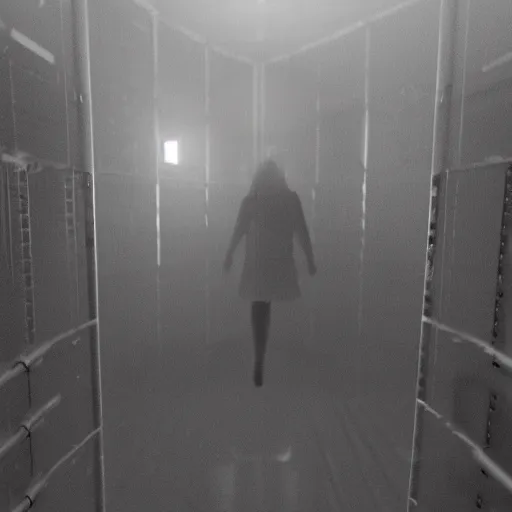 Image similar to Sanna Marin inside an scp containment chamber, CCTV footage