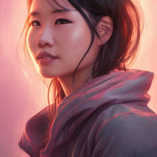 Image similar to asian lightning goddess, lifelike, portrait, wearing a hoodie and modern clothing, looking at viewer, highly detailed, digital painting, artstation, concept art, sharp focus, illustration, cinematic lighting, art by artgerm and greg rutkowski and alphonse mucha