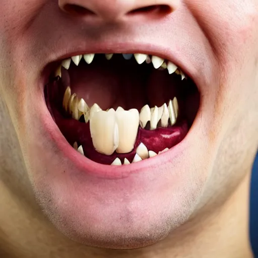 Image similar to mouth full of broken decayed teeth
