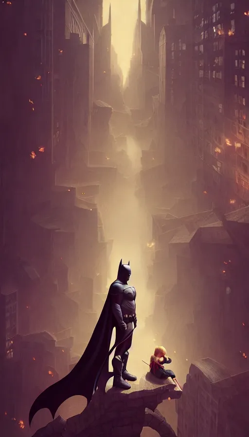 Image similar to christian knight batman in the 1 2 0 0 s, epic scene, highly detailed, high quality, 8 k, 4 k, octane render, digital painting, alena aenami, lilia alvarado, shinji aramaki, karol bak, alphonse mucha, tom bagshaw