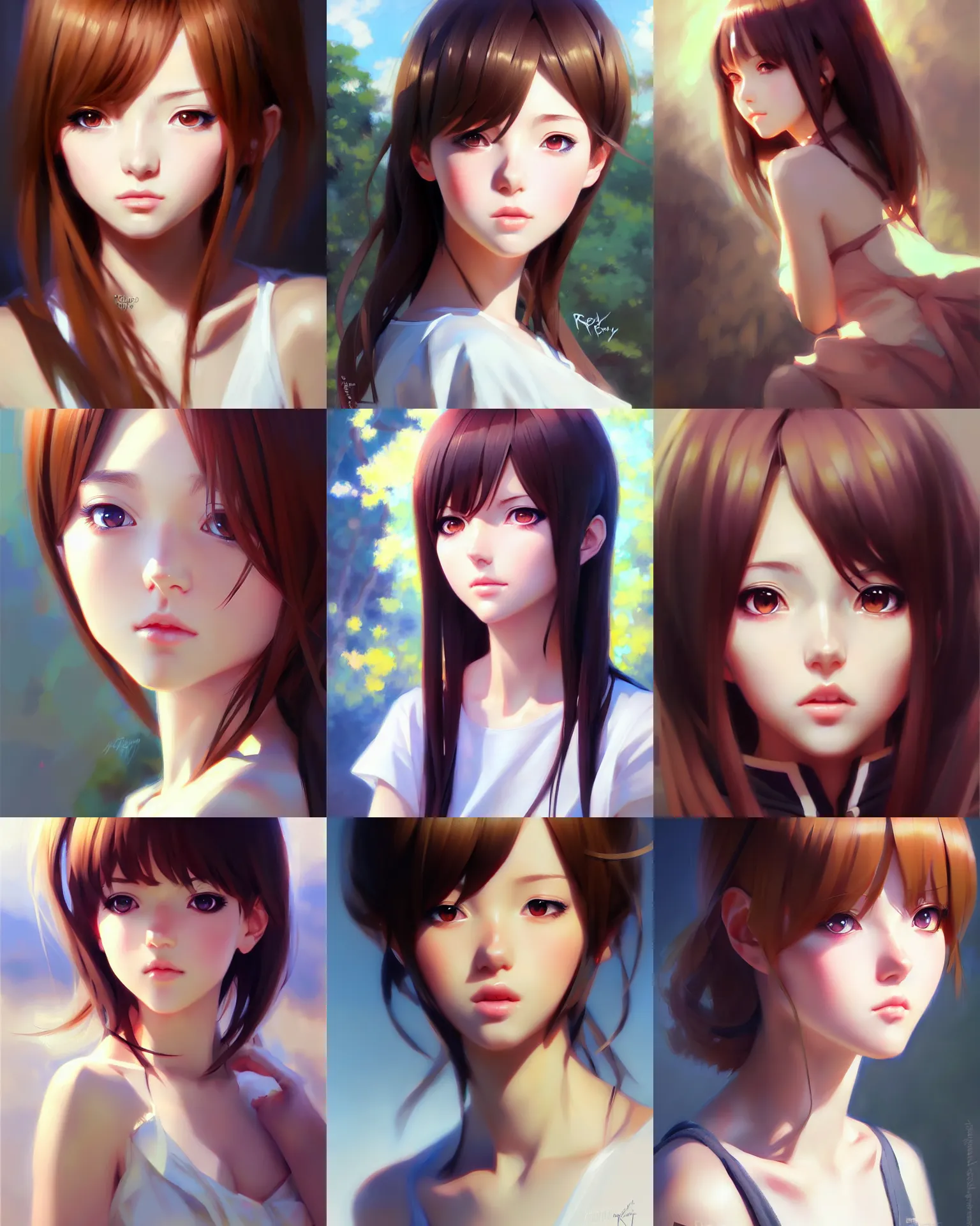 Image similar to portrait anime as girl cute - fine - face, pretty face, realistic shaded perfect face, fine details. anime. realistic shaded lighting by ilya kuvshinov giuseppe dangelico pino and michael garmash and rob rey