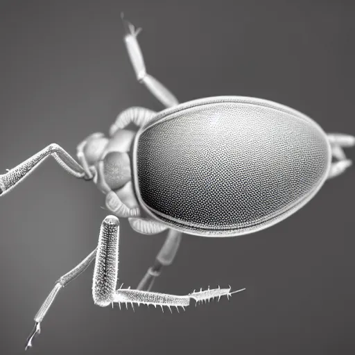 Prompt: electron microscope view of a bug