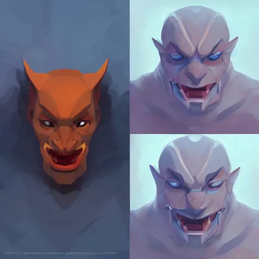 Image similar to face icon stylized minimalist gargoyles, loftis, cory behance hd by jesper ejsing, by rhads, makoto shinkai and lois van baarle, ilya kuvshinov, rossdraws global illumination