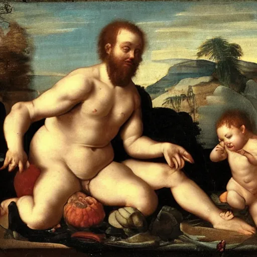 Image similar to venus eating his son