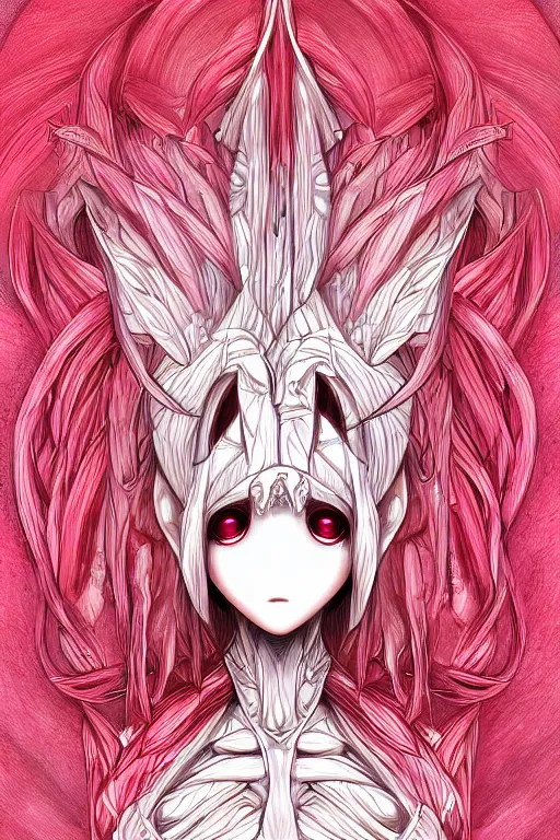 Image similar to radish humanoid, symmetrical, highly detailed, digital art, sharp focus, trending on art station, anime art style