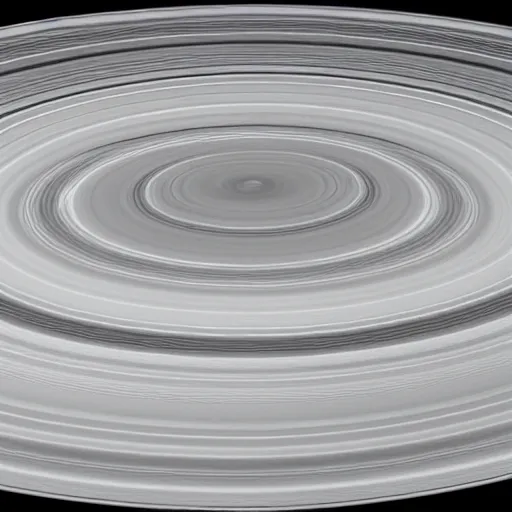 Image similar to rubber bouncy balls being flattened by saturn