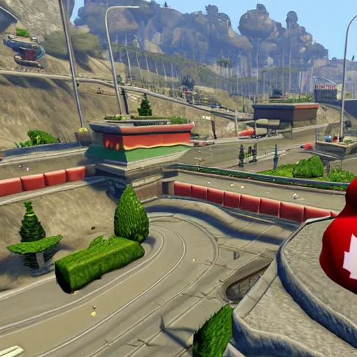 Image similar to mario 6 4 map in gta v