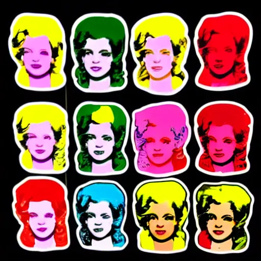 Image similar to cute warhol sticker