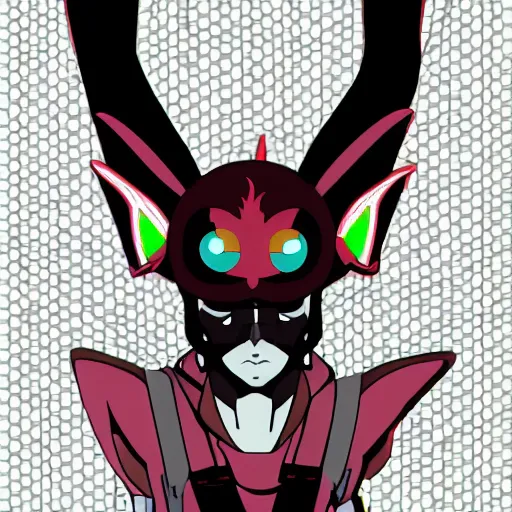 Image similar to cyborg jackalope cyberpunk, anime cel, 8k HD, centered