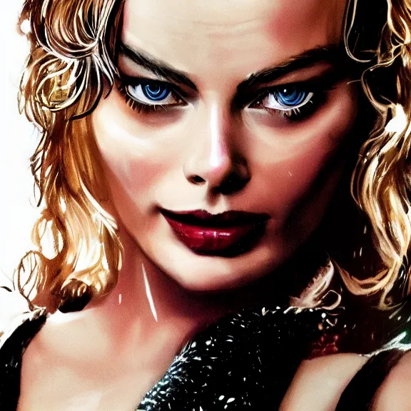 Prompt: Margot Robbie goddess of love, ultra realistic, 8K resolution, detailed, Artstation, epic