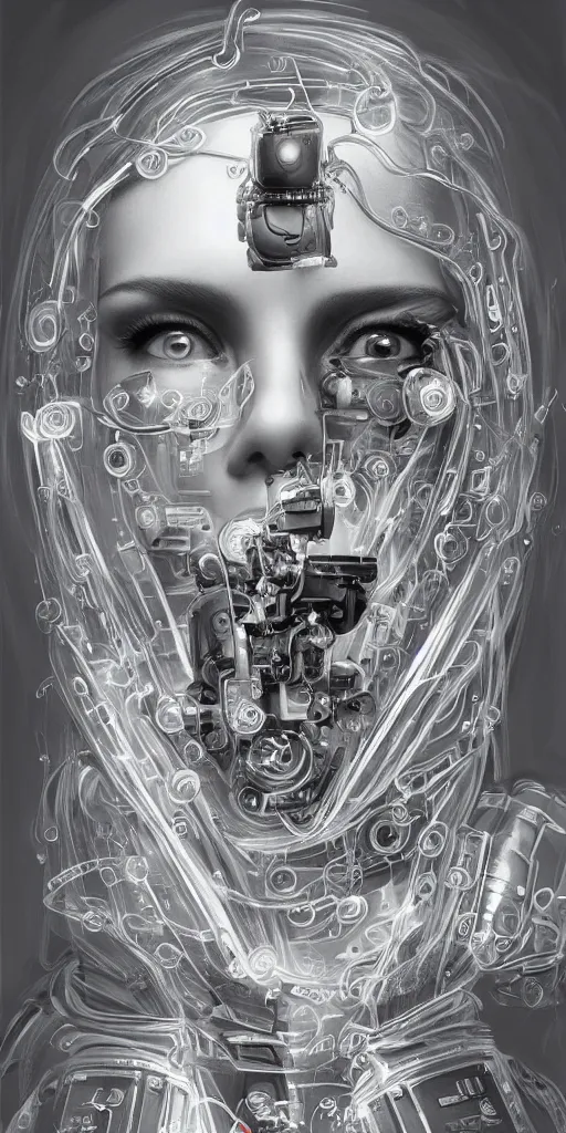 Prompt: ultra realistic beautiful alluring illustration of an ai controlled machine with translucent tubes that are pumping images of popular media into the heads of zombies who wearing designer clothing while taking selfies in new york city. sci - fi, fantasy, intricate, elegant, highly detailed, digital painting, artstation, concept art, smooth, sharp focus, illustration, beautiful light and shadows, by norman rockwell