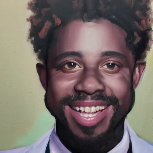 Prompt: oil painting of TriHard