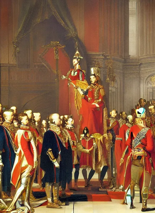 Prompt: the coronation of napoleon painting