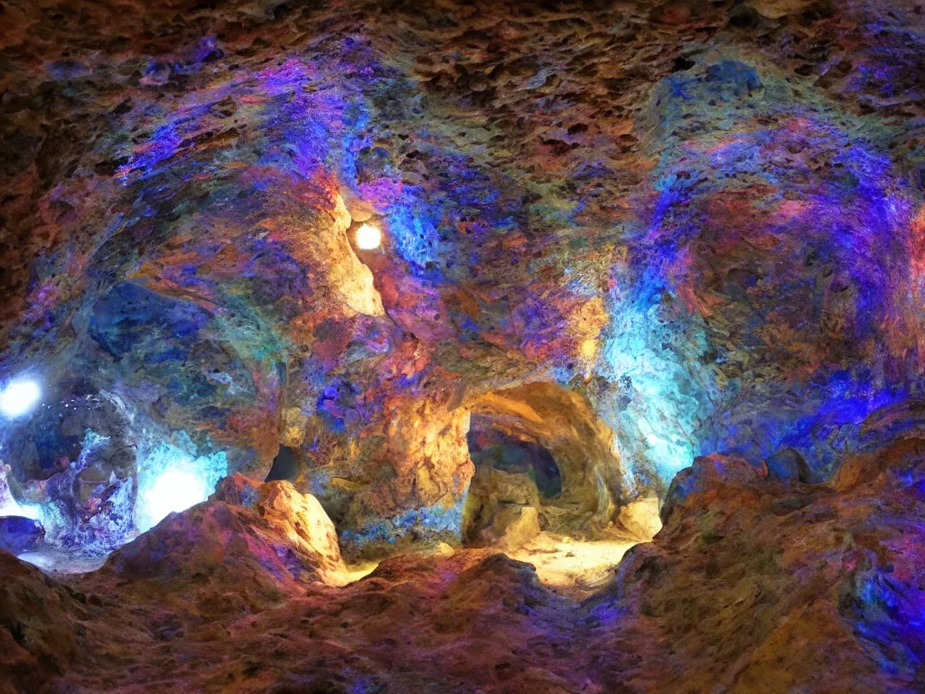 Image similar to space grotto.