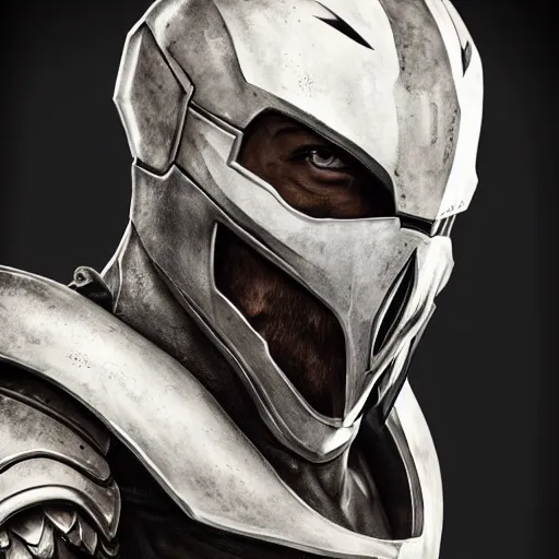 Prompt: a highly detailed headshot portrait of a man wearing epic armor concept art