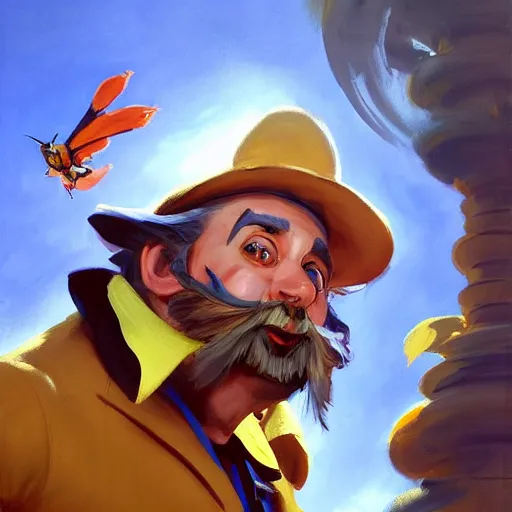 Prompt: greg manchess portrait painting of tweedles from alice in wonderland as overwatch character, medium shot, asymmetrical, profile picture, organic painting, sunny day, matte painting, bold shapes, hard edges, street art, trending on artstation, by huang guangjian, gil elvgren, ruan jia, randy vargas, greg rutkowski