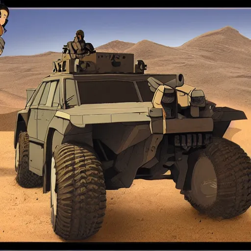 Image similar to desert punk anime