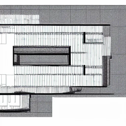 Prompt: top view plan of a building, 4 k