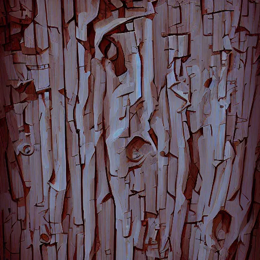 Image similar to digital painted stylized wood texture by james gilleard, painterly, digital art, artstation,