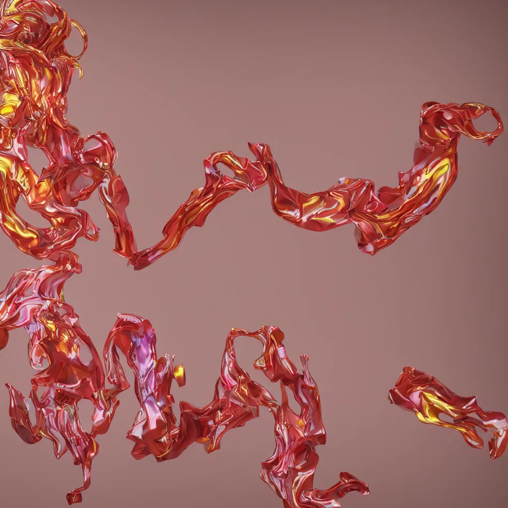 Image similar to painful pleasures by lynda benglis, octane render, colorful, 4 k, 8 k