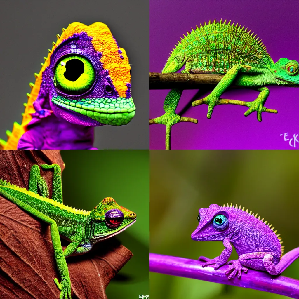 Prompt: espio the chameleon